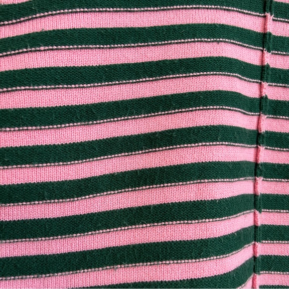 Anthropologie/Maeve Sweater Women Medium Pullover Boxy Slouchy Stripe Pink Green - Picture 8 of 10